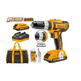 Ingco CIDLI2002 Lithium Ion Impact Drill 20V